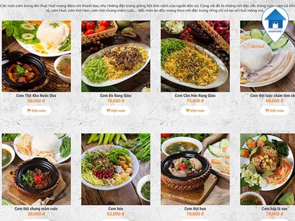 Nhà hàng Nét Huế Nguyễn Văn Huyên chi tiết thực đơn, bảng giá Nhà hàng Nét Huế Nguyễn Văn Huyên chi tiết thực đơn, bảng giá